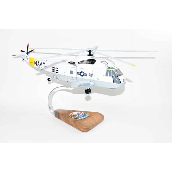 Sikorsky® SH-3 SEA KING™, HS-14 Chargers (1984), 16" Mahogany Scale Model