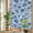 Blue, variant on Green Ginkgo Leaf Window Privacy Film Rainbow Static Cling Stain Glass Window Film for Glass Door, Decorative UV Blocking Sunroof Decal Sticker for Car 17.7"x39.3" Country Leaves Farmhouse Botanical