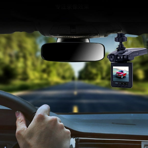 TIMIFIS Hd Tachograph 2.4-Inch Dash Cam Six LED Lights HD Car Surveillance Camera Recorder Ir Night Vision Lamp, Loop Recording 120° Wide-Angle and Wdr Vehicle Camera