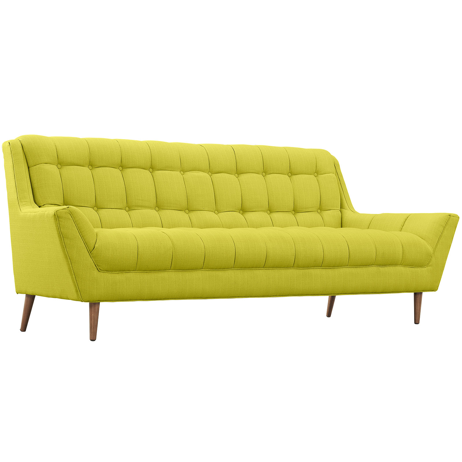 Modern Contemporary Fabric Sofa , Green, Fabric