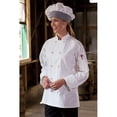 thumbnail image 1 of Uncommon Threads 0403C-2502 Classic 10 Knot Cotton Chef Coat in White - Small, 1 of 1