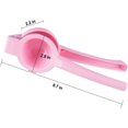 thumbnail image 3 of Metal Manual Citrus Lemon Lime Squeezer Juicer, Fruit Juicer, Metal, Kitchen Tool (Pink), 3 of 4