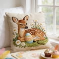 thumbnail image 5 of SLYNSHome Spring Throw Pillow Covers Vintage Animal Flowers Pillow Cases Cottagecore Pillow Cover for Couch Sofa Decor, 5 of 7