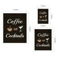 thumbnail image 7 of Designs ByLITA Coffee Till Cocktails, 11 x 14 Wooden Wall Print (Framed) | Funny Coffee Home & Office Decor, 7 of 7