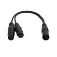 thumbnail image 2 of Adaptador de audio XLR Sunnimix Mic Conector Divisor de 1ft, 2 of 7
