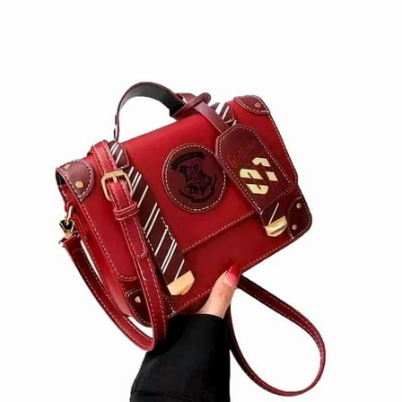 Harry Potter Gryffindor 9x7 inch Crossbody Snap Close Designer Handbag