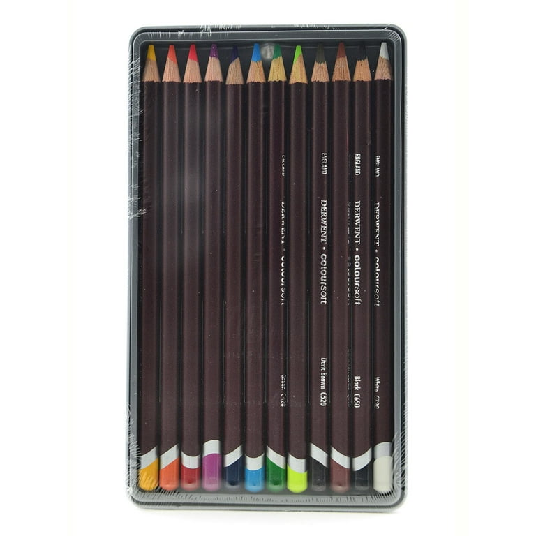 DERWENT COLOURSOFt 36色セット Derwent Coloursoft Pencil Set, 36-Pencil Tin Set - Walmart.com