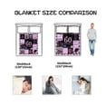thumbnail image 3 of 60th Birthday Gifts for Women, 60th Birthday Blanket " Women Birthday Decoration, 60th Ladies Birthday Gift Throw Blanket for Couch Bed, Soft Blanket Throw Birthday Gifts for Women Mon Wife(30"x40"), 3 of 8
