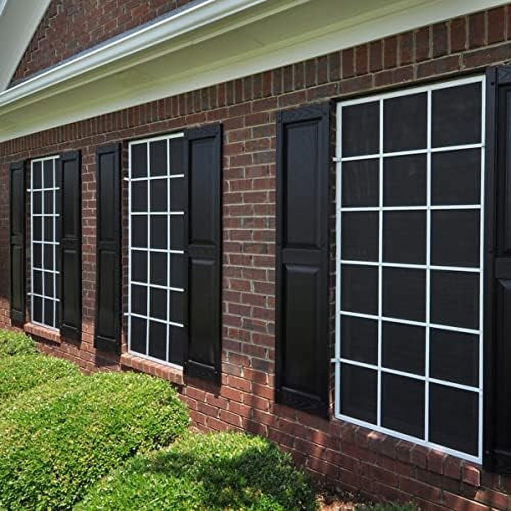 65% Solar Insect Screen Mesh Kit - (36 in x 25 ft) - Solar Screen Roll for Window, Patio, & More