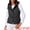 Black, variant on DARING DIVA Women's Lightweight Hooded Puffer Vest Quilted Short Coat S Apricot