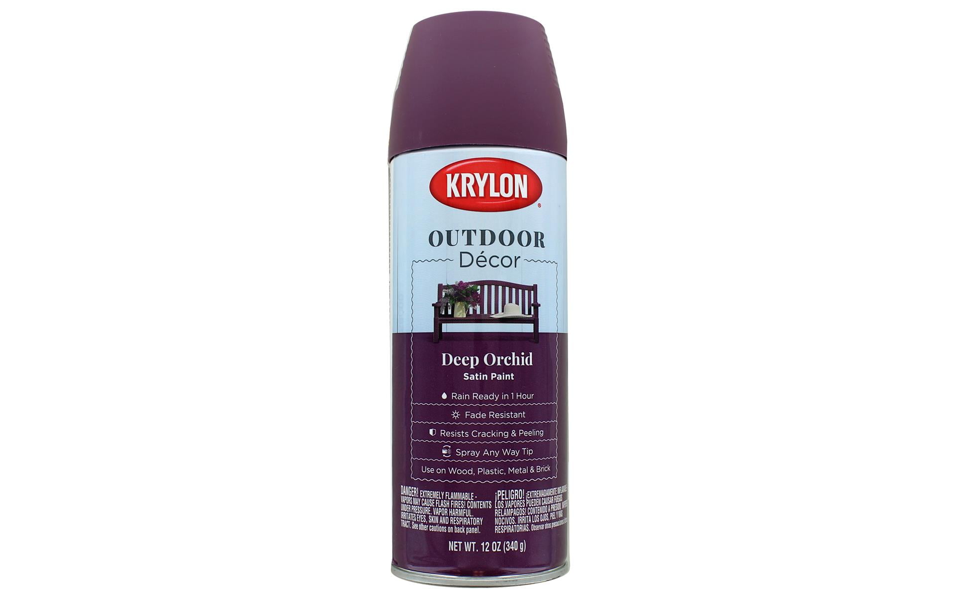 Krylon Outdoor Decor Paint Satin 12Oz Deep Orchid Walmart Canada