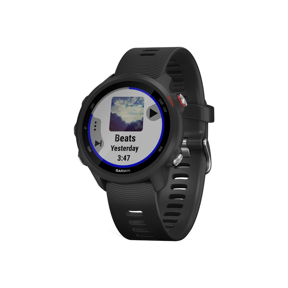Forerunner® 245 GPS Running Smartwatch with Music in Black