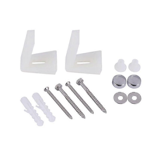 Kit de fijación de tornillos para inodoro, bidé o semipedestal con piso inclinado para baño.