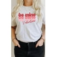 thumbnail image 4 of Retro Tricolor Be Mine Valentine PLUS Graphic Tee T-Shirt, 4 of 6