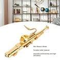 thumbnail image 3 of Miniature Basson, High Simulation Exquisite Color Multi Purpose Mini Basson Metal Gold Plated Antiwear Durable With Box For Family, 3 of 8