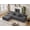 DarkGrey, variant on 106" Modular Cloud Sectional Sofa, L-Shape Sofa for Living Room, 57" Deep Boneless Couch with 5 Pillows, Cup Holders & Side Pockets, Ultra-Soft Corduroy, No Assembly,Left-Facing Chaise,Dark Grey