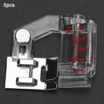 thumbnail image 3 of Keenso 5pcs Adjustable Presser Feet Bias Binder Sewing Machine Presser Foot Kit Sewing Machine Attachment Accessory Fit For Brother, 3 of 8