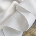 thumbnail image 3 of Bufanda de lino y algodón teñida a mano para niños, color blanco, con borlas, larga, de poliéster estampado, regalo para turistas, 3 of 4