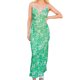 thumbnail image 2 of Vestido Ceñido Al Cuerpo Vestido básico para mujer Estilo elegante Estampado floral Sin espalda Sin mangas Traje diario Cgtredaw Para estrenar, 2 of 6