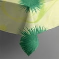 thumbnail image 4 of Green Yellow Dandelion Pattern Rectangle Tablecloth 60"x120",Waterproof Polyester Rectangle Table Cloth, Wipeable Spillproof Polyester Tablecloth for Dining, Camping, Indoor and Outdoor, 4 of 6