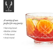 Viski Admiral Punch Bowl with Tumblers for Party, Wedding Gifts 9 Piece Set