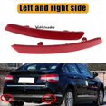 thumbnail image 1 of Rear Bumper Light For Citroen C5 2010 2011 2012 2013 2014 Tail Brake Reflector Stop Signal Lamp RH And LH Rear Warning Lamp, 1 of 5
