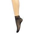 thumbnail image 5 of QSAWXQZ Women's Fishnet Ankle Socks Lace Trim Sheer Stretch Dress Socks Free Size, 5 of 5