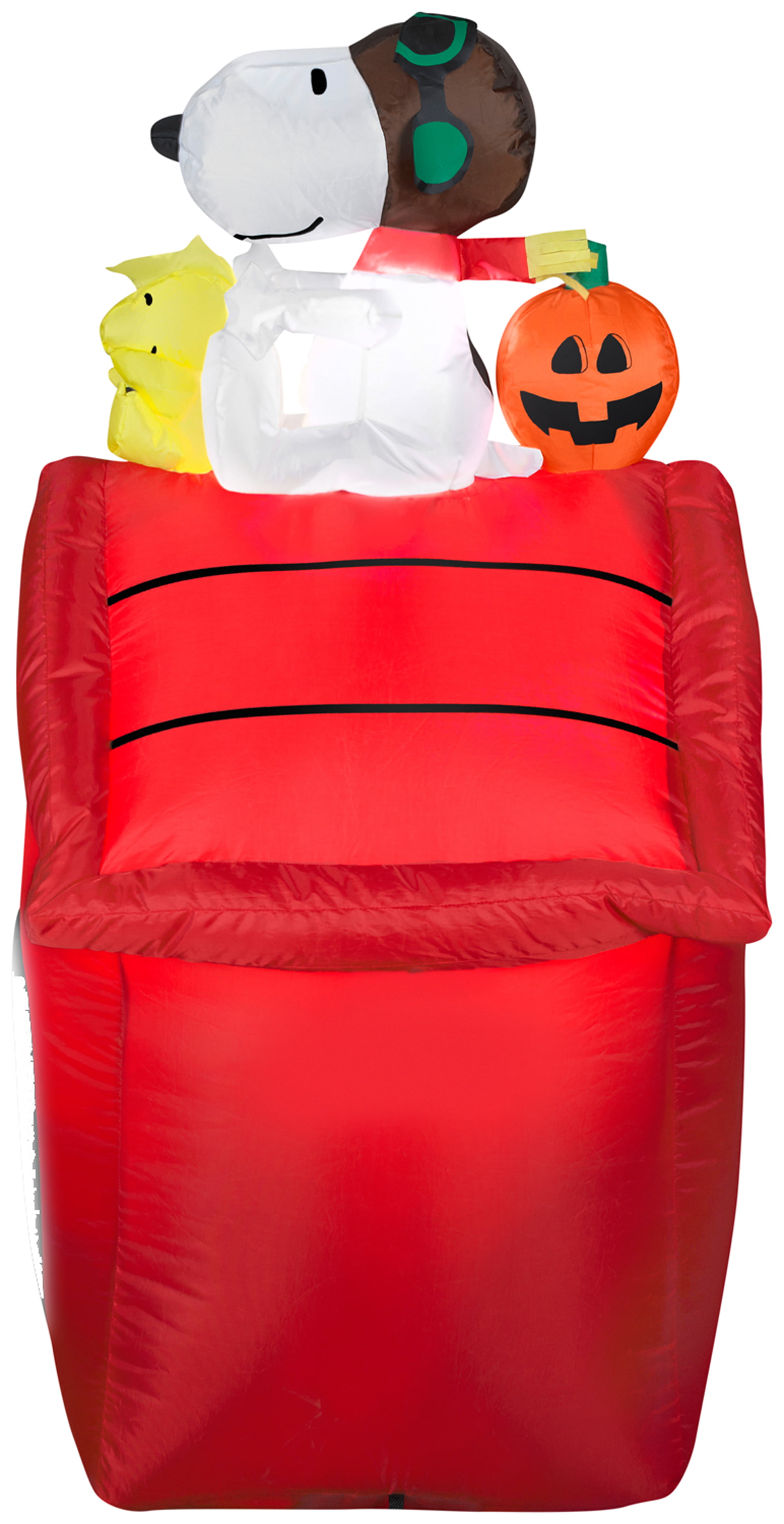 Halloween Inflatable 3.5 foot Snoopy on Doghouse NEW in box Airblown 