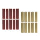thumbnail image 4 of 200 cápsulas termorretráctiles para tapas de botellas de vino con corcho Oro rojo vino de 32 mm, 4 of 5