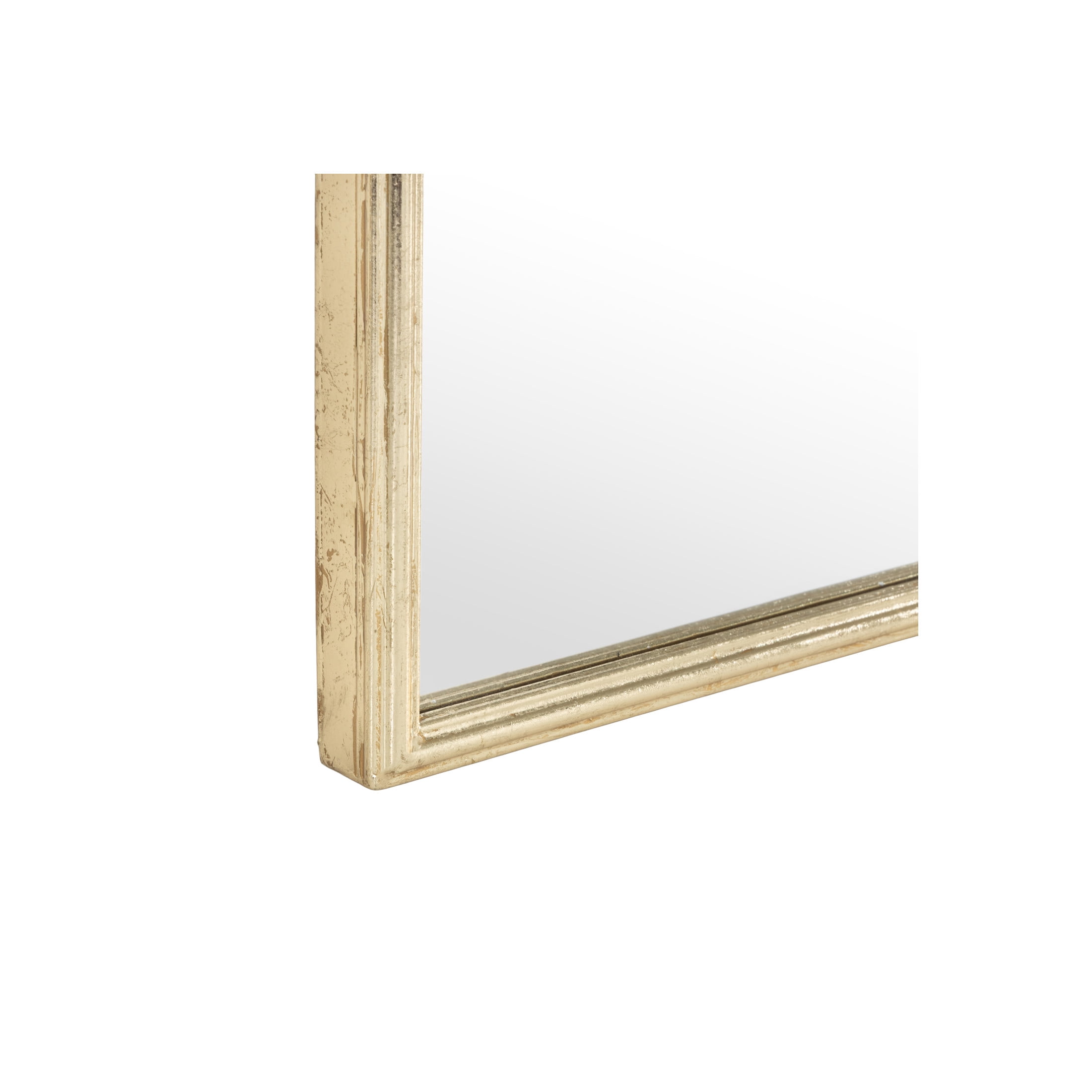 DecMode 24" x 36" Gold Wall Mirror with Thin Frame