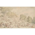 thumbnail image 3 of Thomas Rowlandson 24x16 Black Modern Framed Museum Art Print Titled - Easter Monday at Greenwich (ca. 1780-1825), 3 of 5