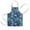 Blue Soccer Elements, variant on Blue Soccer Elements Pattern Kids Aprons for Girls and Boys,Adjustable Neck Strap Toddler Aprons for Kids Cooking Baking