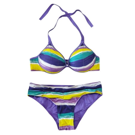 Set Bandage Brazilian Push-Up Women Swimwear Swimsuit Bandeau Bikini Beachwear Halter Top Bikini with Underwire Leopard Swimsuits for Women with Sleeves Teen Swimsuit Girls Juniors Swimsuits Junior