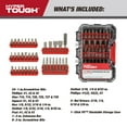 thumbnail image 3 of Hyper Tough 37-Piece Screwdriver Bit Set in Click Fit Case, 3 of 12