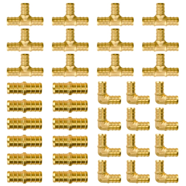 Accesorios PEX SUNGATOR de 1/2 pulgada (36 piezas) para tubería PEX