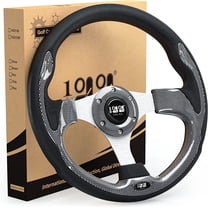 10L0L Carbon Fiber Golf Cart Steering Wheel for Yamaha Club Car DS Precedent EZGO TXT RXV Cart Accessories