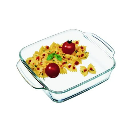 

Clear Square Glass Roaster by Simax | Heat Cold and Shock Proof Made in Europe 5.5 Quart