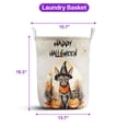 thumbnail image 5 of Happy Halloween Sphynx Witches Hat Pumpkin Carving Foldable Laundry Basket Cat Lover Kitten Owner Gifts Idea Organizer Storage with Handles - 02019, 5 of 5