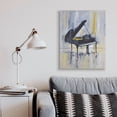 thumbnail image 2 of Stupell Industries Distressed Grand Piano Instrument Blue Gold Abstract Painting Gallery Wrapped Canvas Art Print Wall Art, 30 x 40, 2 of 6