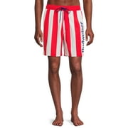 Budweiser Men’s Striped Swim Trunks