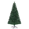 thumbnail image 1 of Costway 6' Pre-Lit Artificial Christmas Tree Fiber Optic w/ 230 LED Lights & Top, 1 of 9