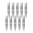 thumbnail image 3 of 10 estacas planas de acero para encofrados de hormigón con orificios para clavos. Fácil instalación. 12 pulgadas, 3 of 9