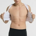 thumbnail image 1 of Men Control Chest Shapers Bra Posture Corrector Back Support Compression Vest, 1 of 8