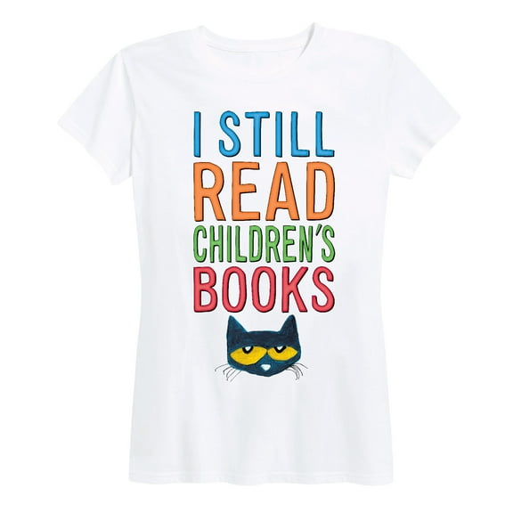 Pete The Cat - I Still Read Books - Women's Short Sleeve Graphic T-Shirt