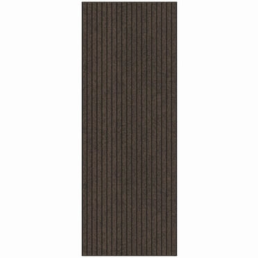 Ottomanson Utility Mat Waterproof Non-Slip Rubberback 2x3 Indoor Area Rug for Entryway, 2' x 3', Brown