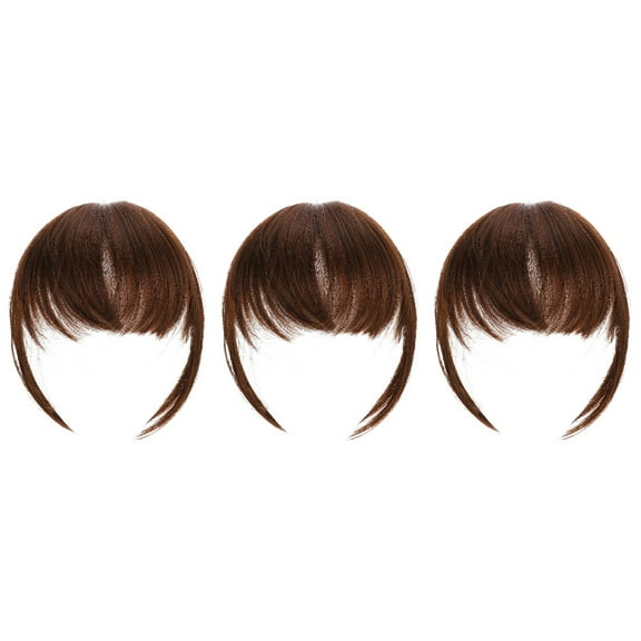 3 Pack Hair Accessories Fake Bangs Hairpiece for Women
