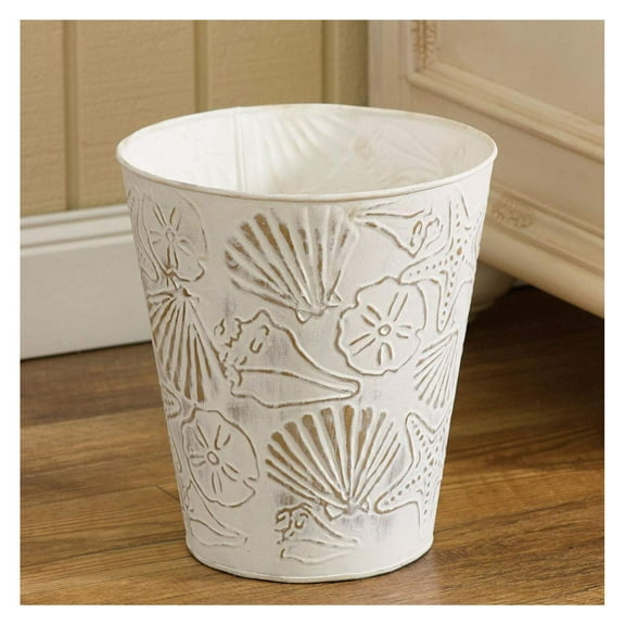 Drevy Coastal Shells Waste Basket