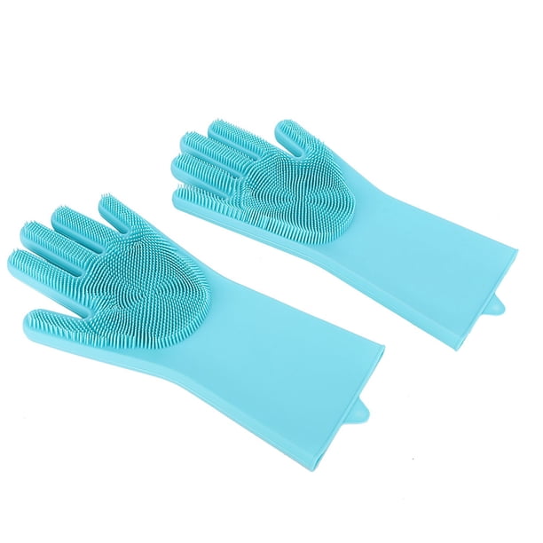 Guantes de masaje para mascotas, 2 unidades, guantes de baño para perros y gatos, guantes de masaje para gatos, eficiencia óptima Jadeshay A