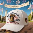 thumbnail image 4 of USA 250th Anniversary Patriotic Baseball Cap – Bald Eagle Printed Hat for Men & Women, Commemorative Adjustable Independence Day Gift, 4 of 4