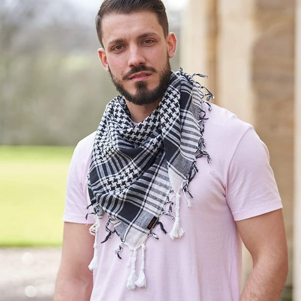 Premium Photo  Young man in a palestinian scarf